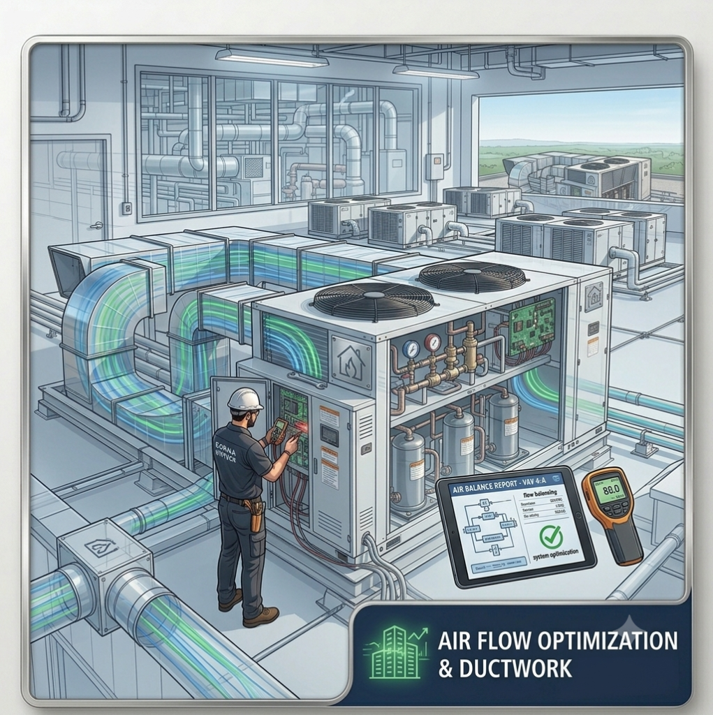 Air Flow Optimization & Ductwork